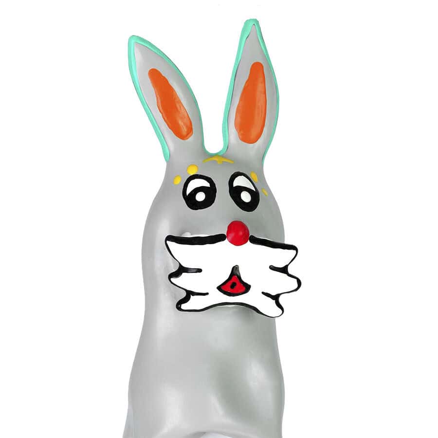 CONDOMERIE - PRÉSERVATIFS FANTAISIE PEINTS À LA MAIN EN FORME DE LAPIN XL