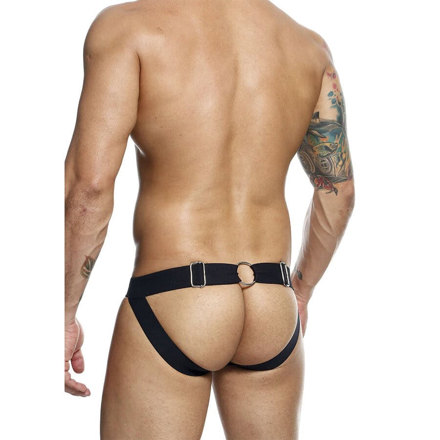 MOB - JOCKSTRAP DNGEON NOIR À CHAÎNE TAILLE UNIQUE – Image 5