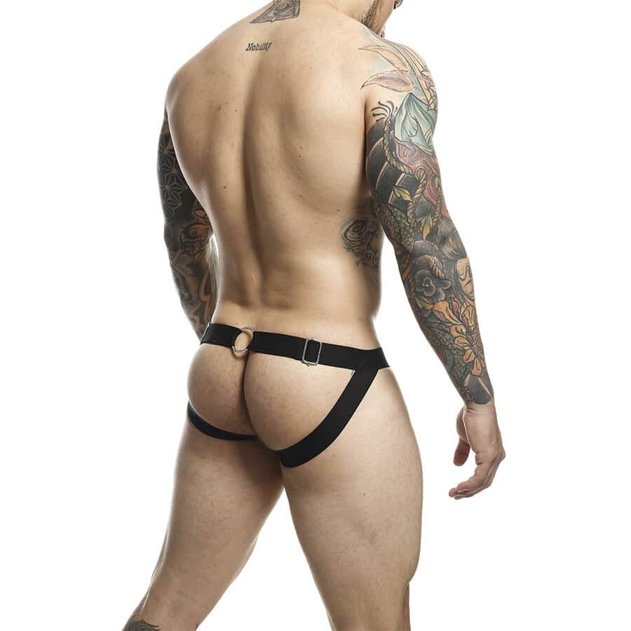 MOB - JOCKSTRAP ROUGE DNGEON AVEC CHAÎNES TAILLE UNIQUE – Image 5