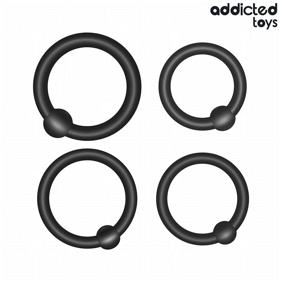 ADDICTED TOYS - LOT DANNEAUX EN SILICONE À PRESSION – Image 5