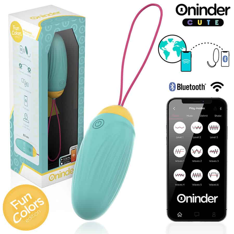ONINDER CUTE - ŒUF VIBRANT LOVE PLEASURE - PIERRES EN SILICONE ROTATIVES - APPLICATION MONDIALE GRATUITE – Image 3