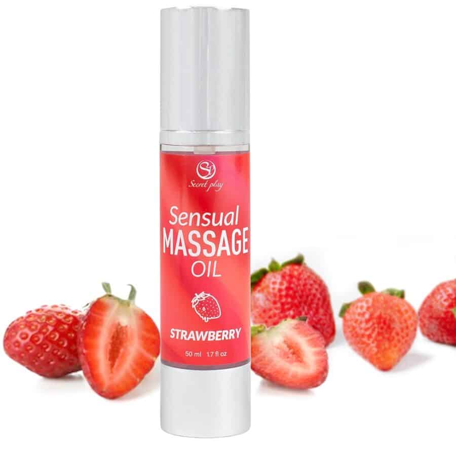 SECRETPLAY - HUILE DE MASSAGE À LA FRAISE – Image 3