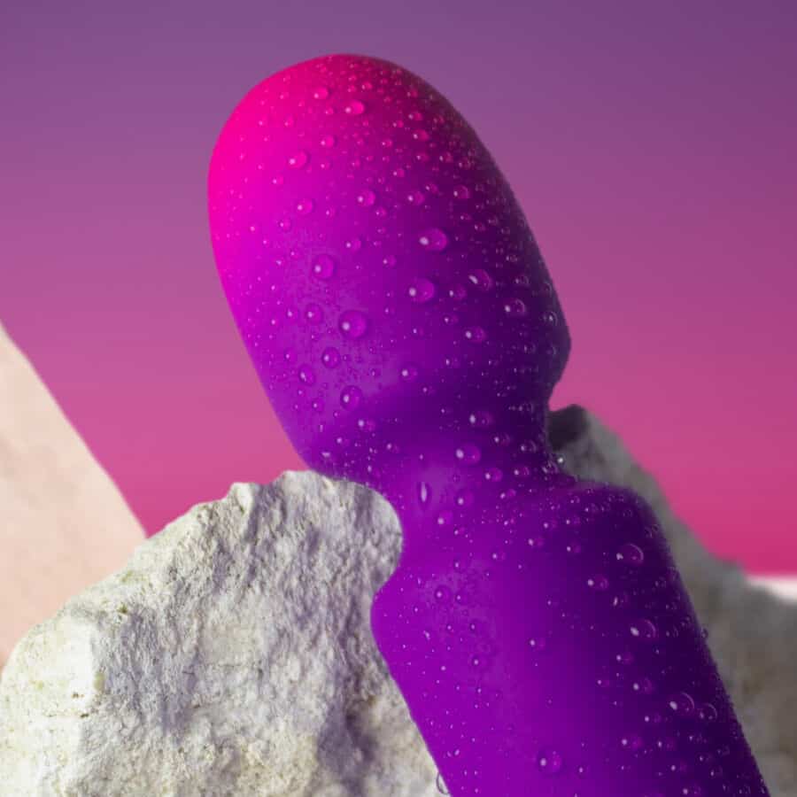 ROCKS-OFF - GLO-GIRL VIBRATEUR WAND MINI VIOLET – Image 3
