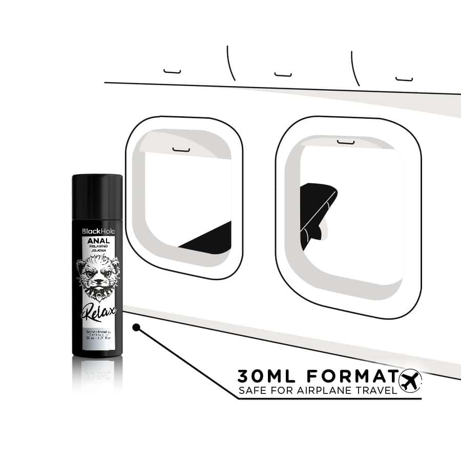 BLACK HOLE - RELAXANT ANAL JOJOBA RELAX BASE SILICONE 30 ML – Image 5