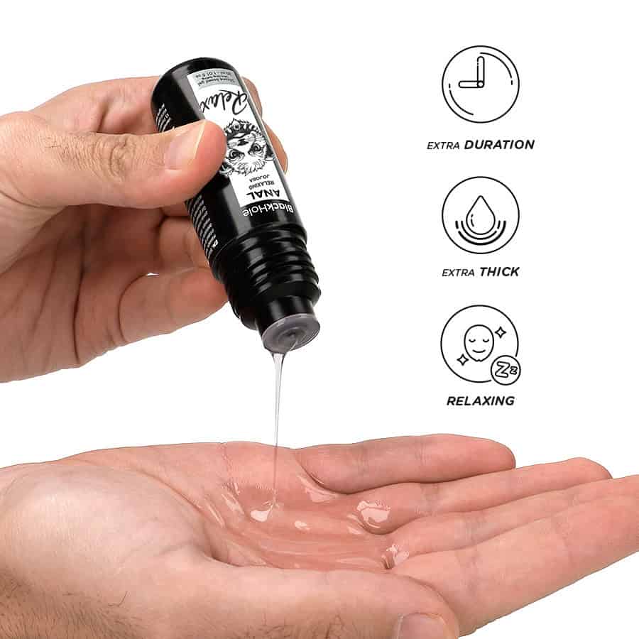 BLACK HOLE - RELAXANT ANAL JOJOBA RELAX BASE SILICONE 30 ML – Image 3