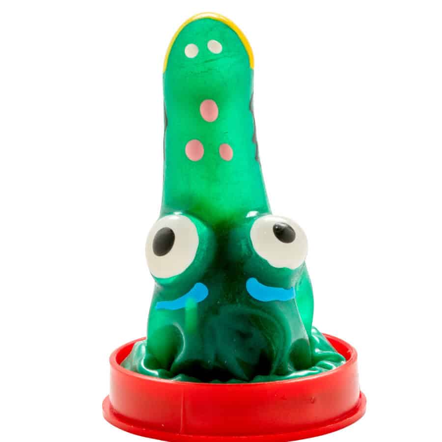 CONDOMERIE - PRÉSERVATIFS FANTAISIE PEINTS À LA MAIN MODÈLE CROCODILE 1 – Image 3
