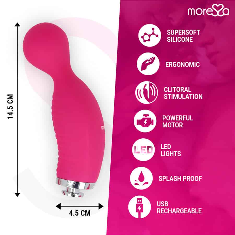 MORESSA - KIRK DUO ASPIRATION + MASSEUR MULTI-PERFORMANCES SILICONE PREMIUM RECHARGEABLE – Image 4