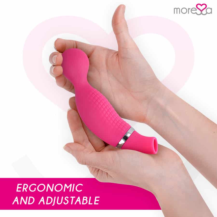 MORESSA - KIRK DUO ASPIRATION + MASSEUR MULTI-PERFORMANCES SILICONE PREMIUM RECHARGEABLE – Image 5