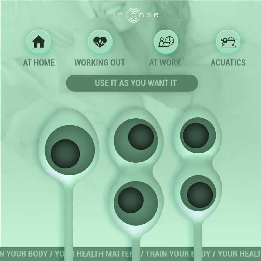 INTENSE - KIT DE BOULES DE KEGEL CHARLI VERT CLAIR – Image 3