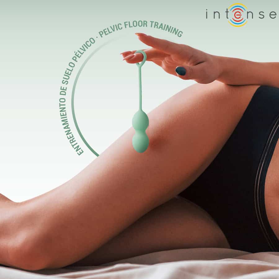 INTENSE - KIT DE BOULES DE KEGEL CHARLI VERT CLAIR – Image 4