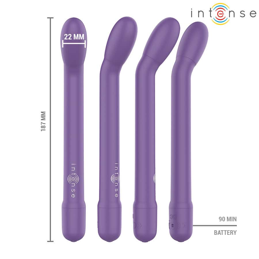 INTENSE - STIMULATEUR DE POINT G RECHARGEABLE KARLIE VIOLET – Image 3