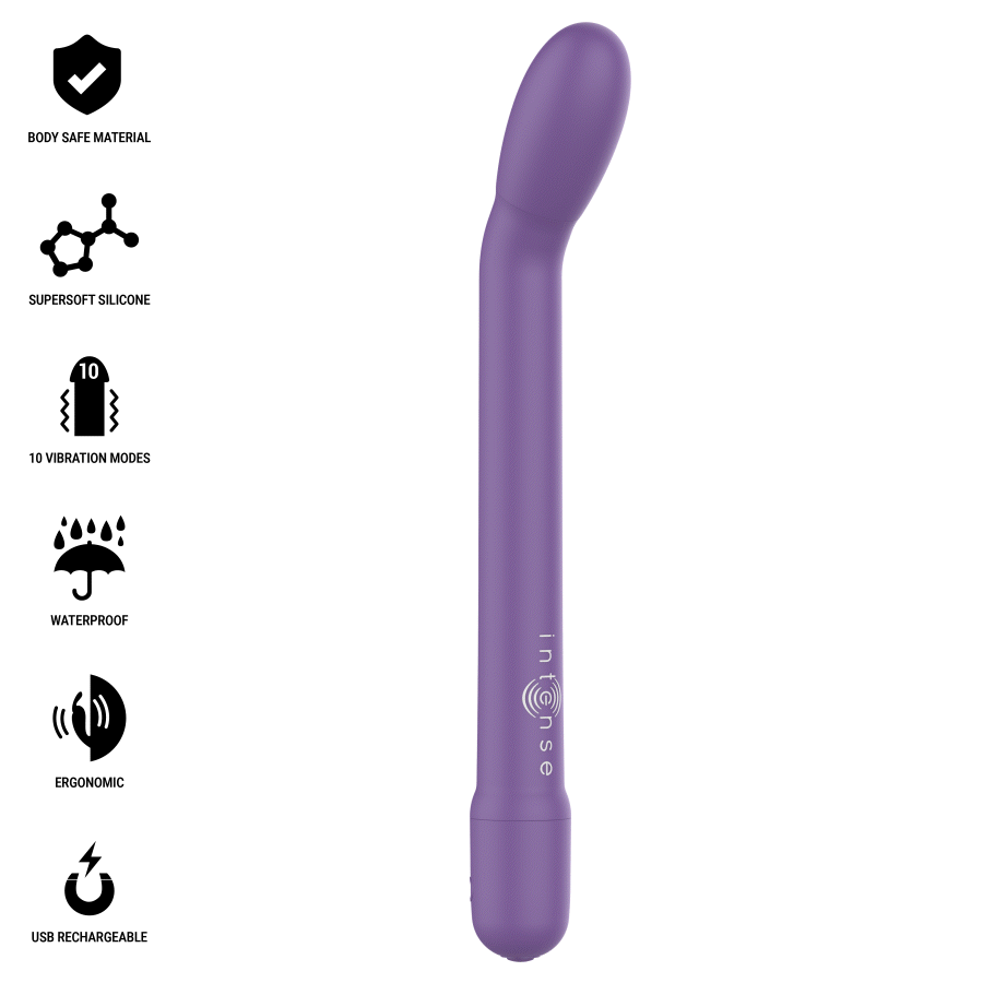 INTENSE - STIMULATEUR DE POINT G RECHARGEABLE KARLIE VIOLET – Image 2