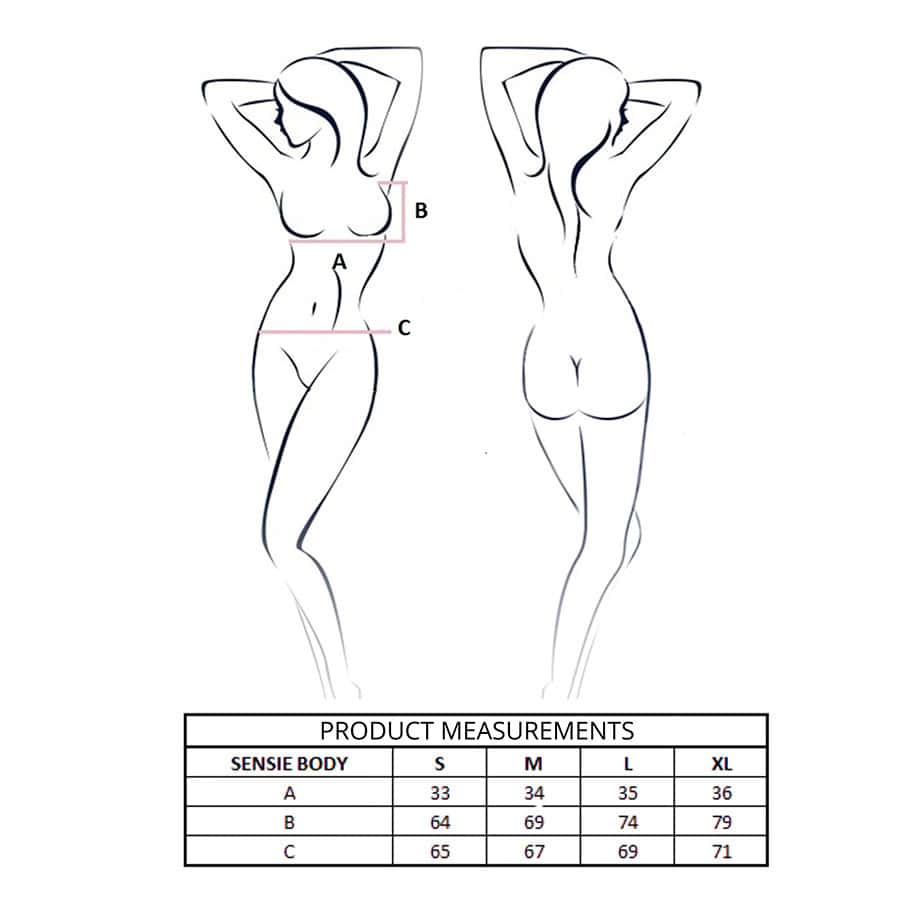 PASSION - SENSIE BODY NOIR L/XL – Image 4