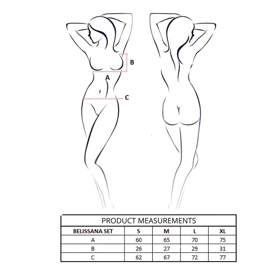 PASSION - ENSEMBLE SOUTIEN-GORGE + STRING BELISSANA NOIR L/XL – Image 4