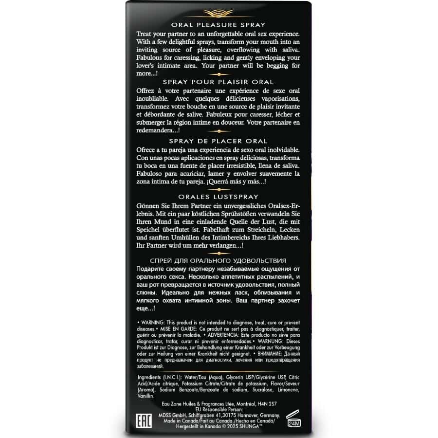 SHUNGA - WAVES PLAISIR SPRAY ORAL SÉDUCTEUR FRUITS EXOTIQUES 20 ML – Image 4