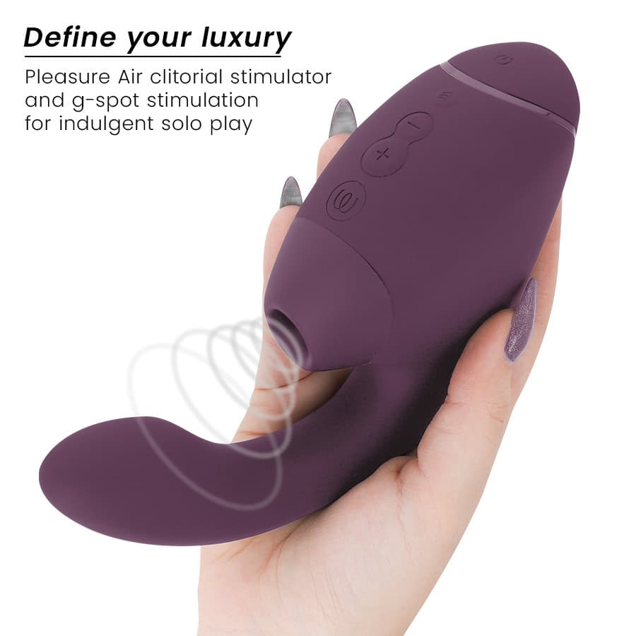 WOMANIZER - DUO NEXT STIMULATEUR CLITORIAL ET DE POINT G DOUBLE VIOLET FONCÉ – Image 3