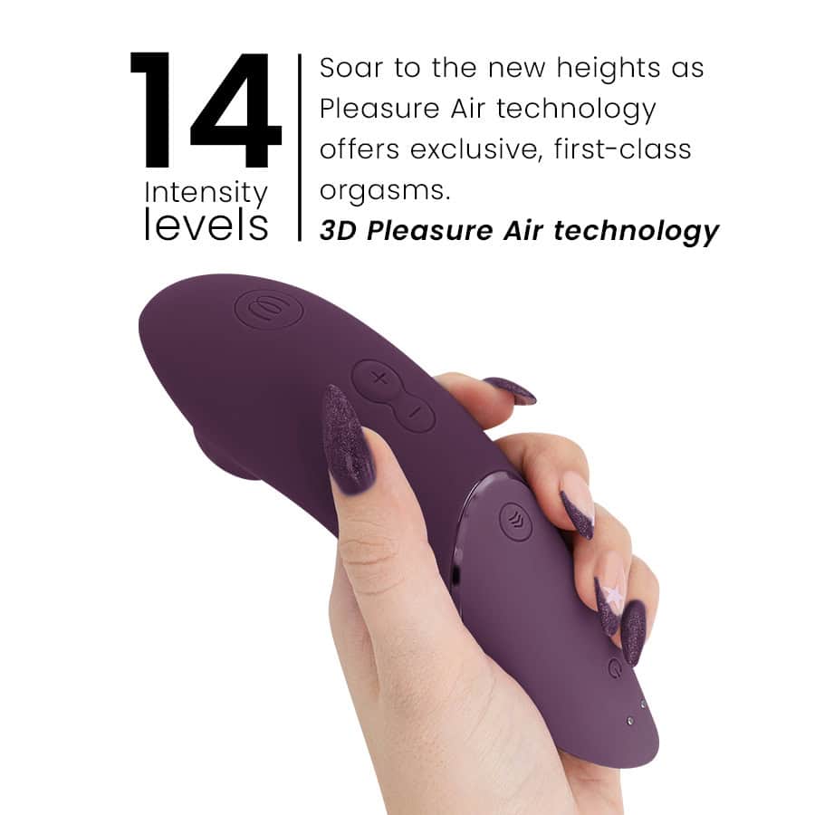 WOMANIZER - STIMULATEUR CLITORIAL SUIVANT VIOLET FONCÉ – Image 5