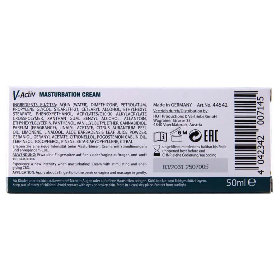 HOT - CRÈME DE MASTURBATION CHAUDE AU CBD UNISEXE 100 ML – Image 5