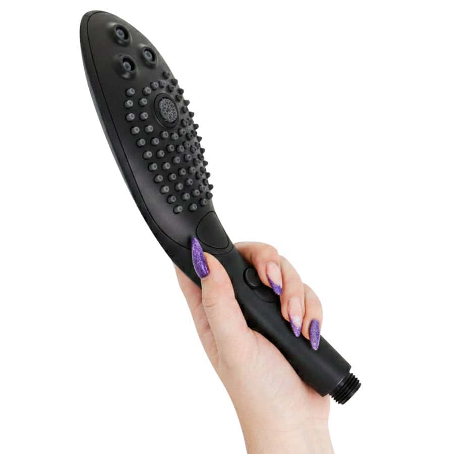 WOMANIZER - POMMEAU DE DOUCHE STIMULANT CLITORIAL WAVE NOIR – Image 4
