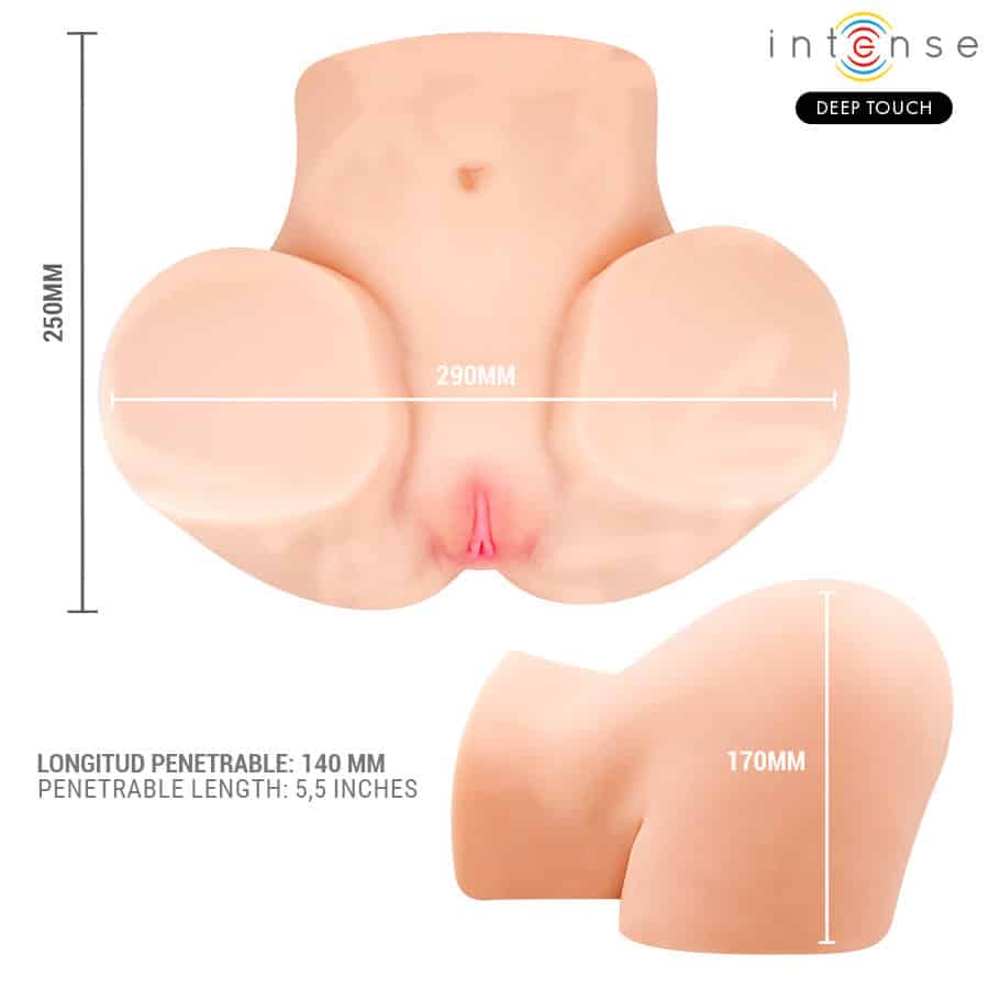 INTENSE DEEP TOUCH - MASTURBATEUR VAGINAL GINGER AVEC SUCCION, CHALEUR, VIBRATION ET EFFETS VOCAUX, TÉLÉCOMMANDE INCLUSE, 5,3 KG – Image 5