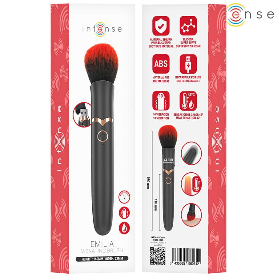 INTENSE - EMILIA BROSSE VIBRANTE CHAUFFANTE 16 CM – Image 5
