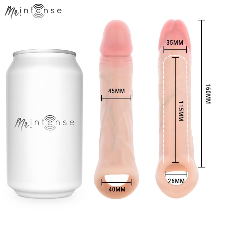MR INTENSE - SIMON L PROTECTION PÉNALE EN SILICONE 16 CM -Ø- 4,5 CM – Image 5