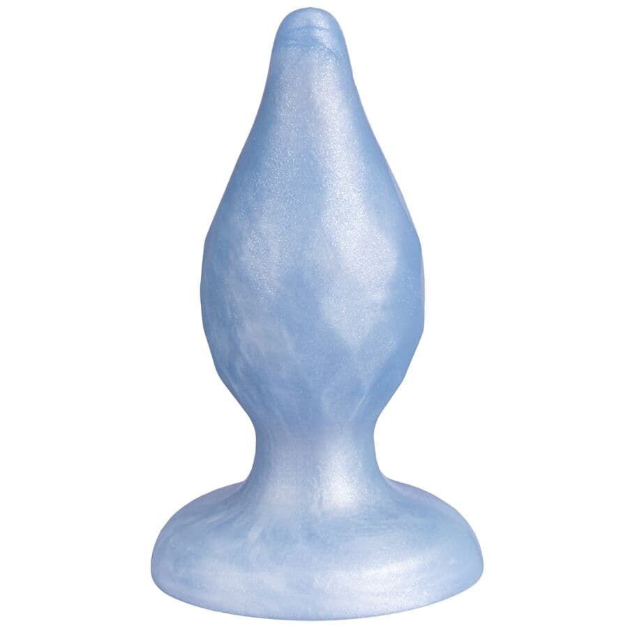 SILEXD - DIAMOND PLUG ANAL FANTASY SILICONE LIQUIDE THERMOREACTIF BLEU NACRÉ 9,2 CM – Image 3