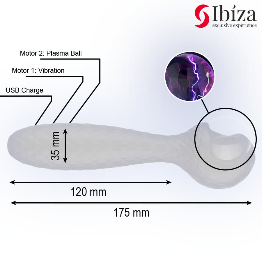 IBIZA - VIBRATEUR ET STIMULATEUR À PLASMA SPHERE – Image 5