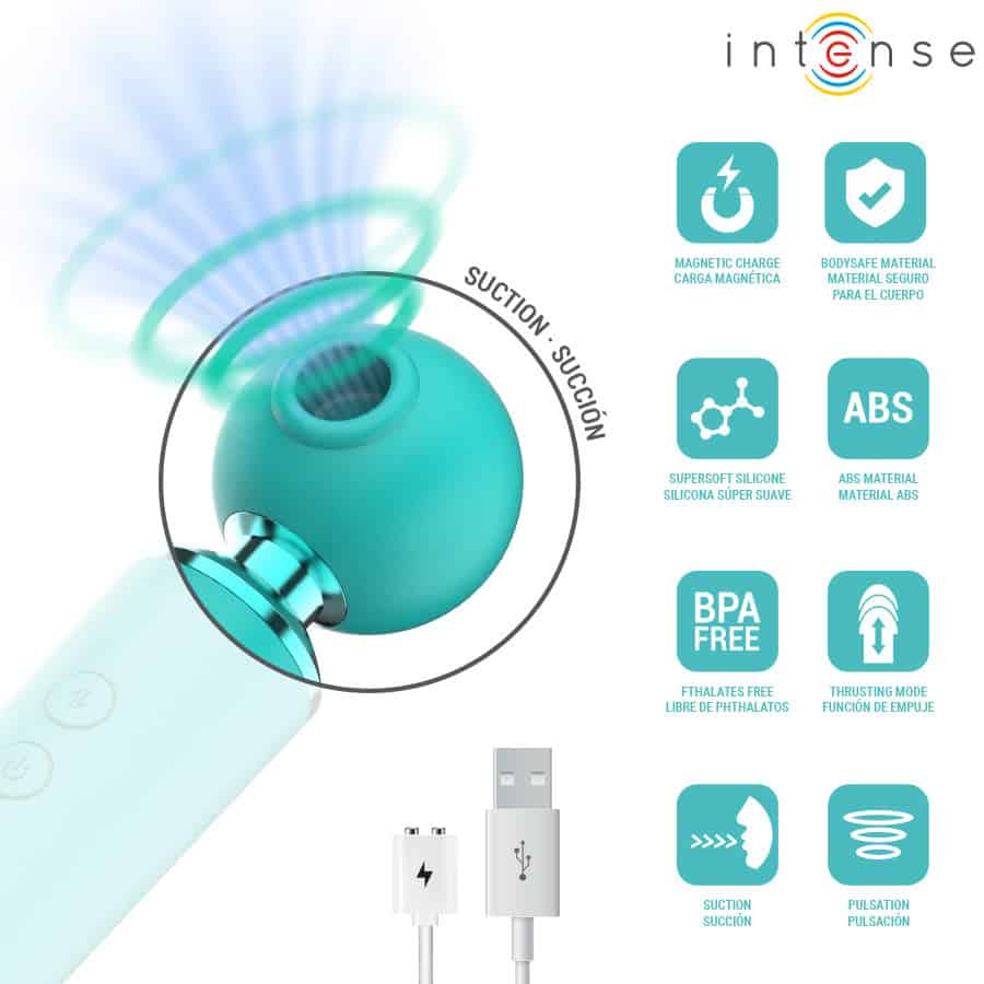 INTENSE - HAMBY STIMULATEUR MULTIFONCTIONNEL À SUCCION ET VIBRATION – Image 3