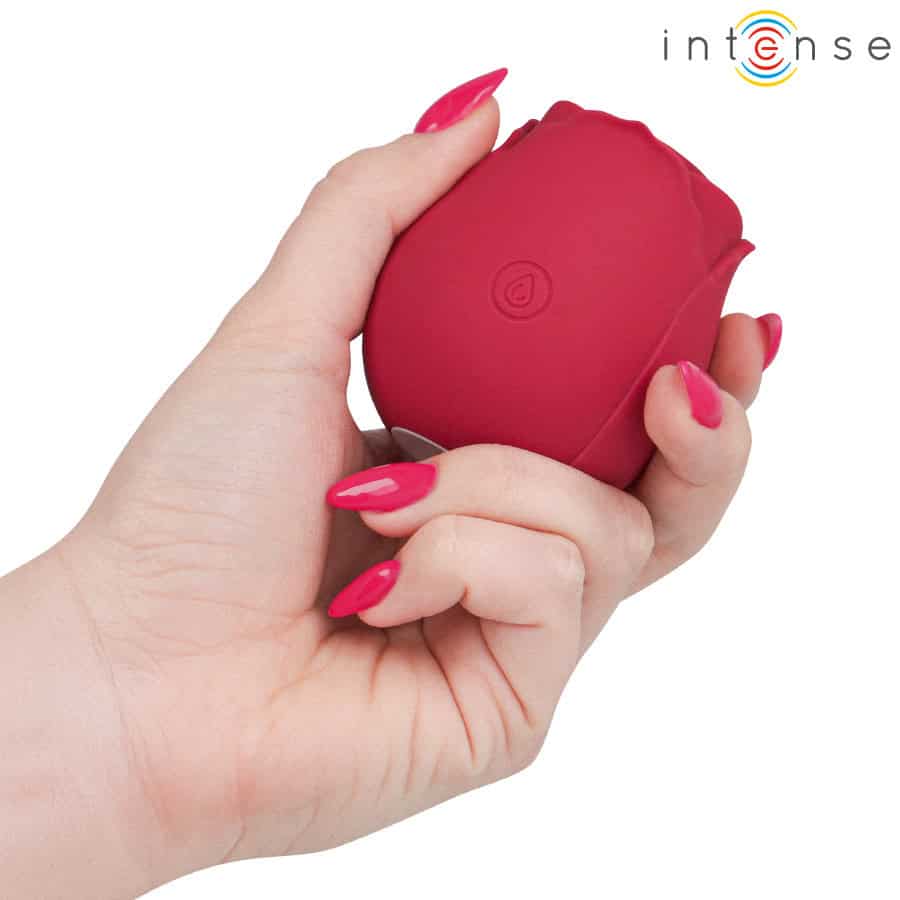 INTENSE - CAMELLIA SUCCION CLITORIALE ROSE PAR WAVES BORDEAUX – Image 4