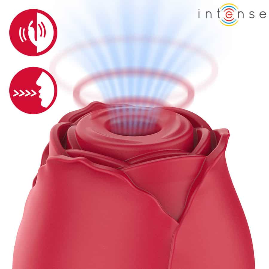 INTENSE - CAMELLIA SUCCION CLITORIALE ROSE PAR WAVES BORDEAUX – Image 2