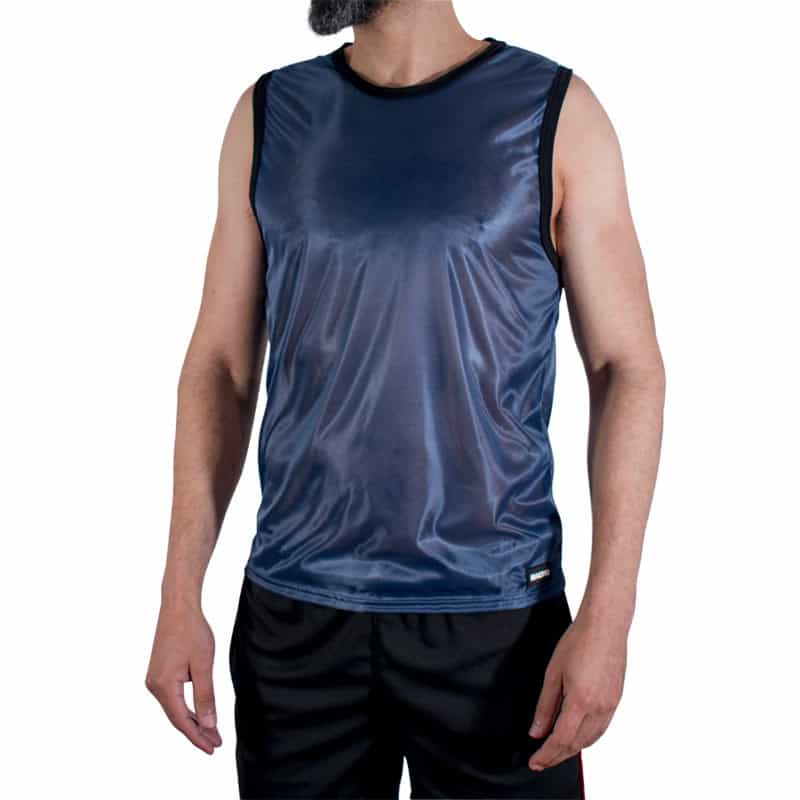 MACHO - T-SHIRT BLEU MARINE TAILLE S/M