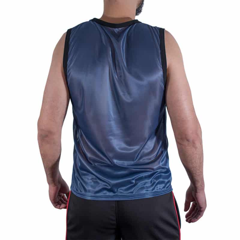 MACHO - T-SHIRT BLEU MARINE TAILLE S/M – Image 3