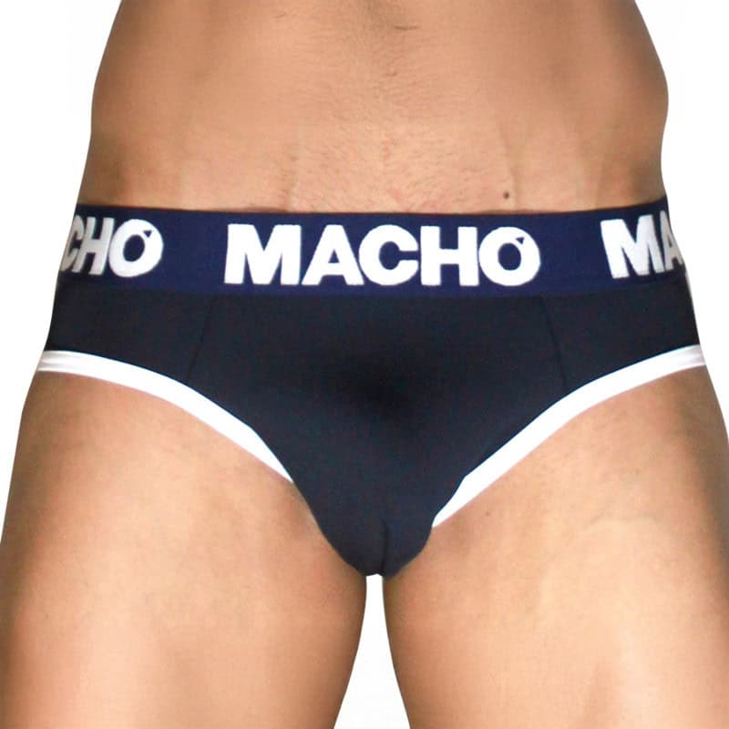 MACHO - MCH008 SLIP CLASSIQUE BLEU MARINE M – Image 2