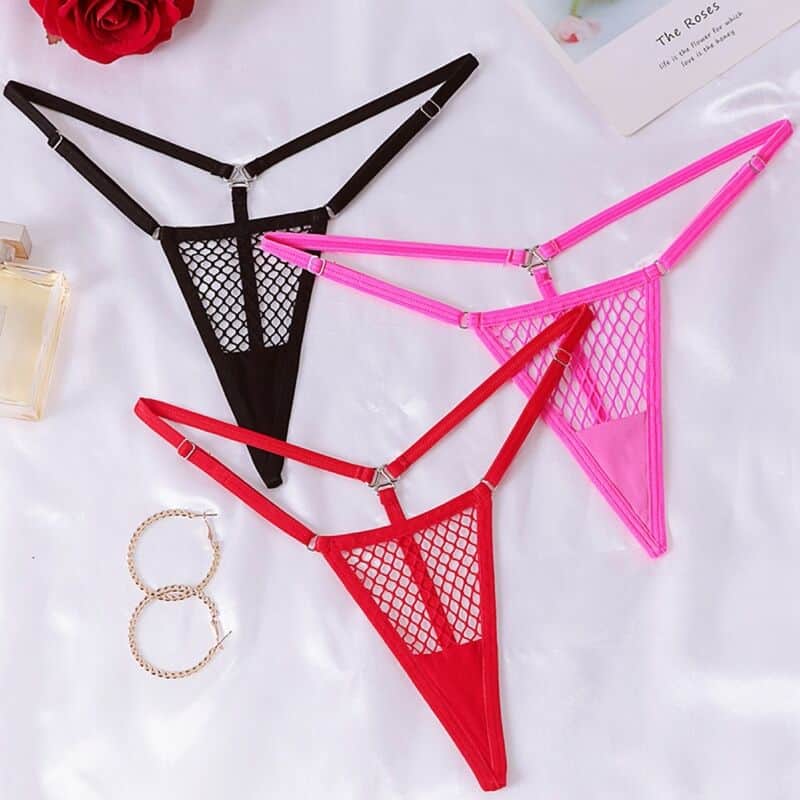 CHILIROSE - CR 4856 MICRO TANGA REJILLA – Image 3
