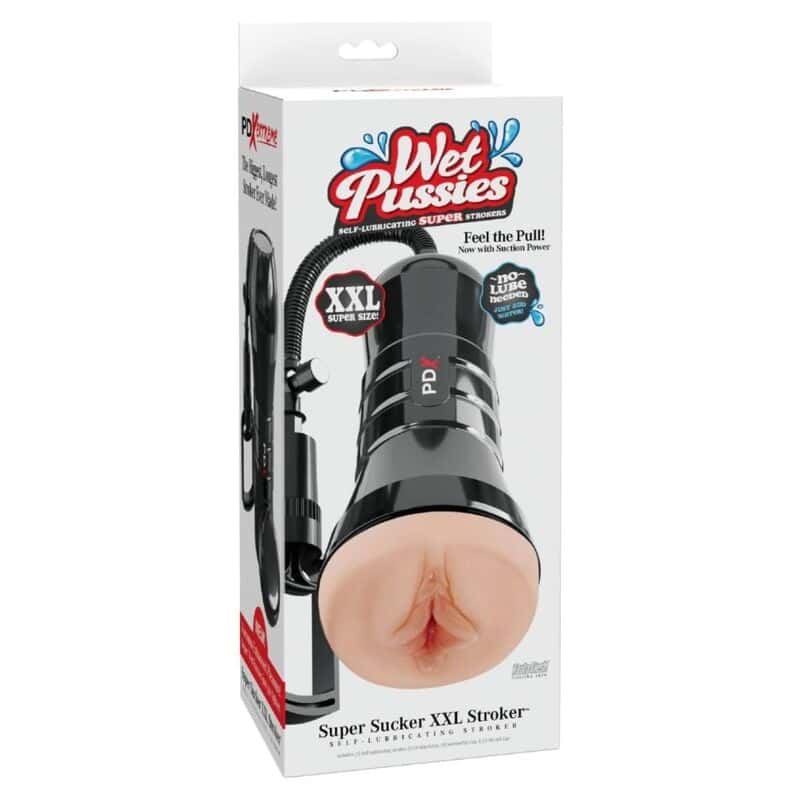 PDX EXTREME - WET PUSSIES SUPER SUCCEUR XXL LÉGER CARESSEUR VAGINAL AVEC SUCCION 27,3 CM – Image 5