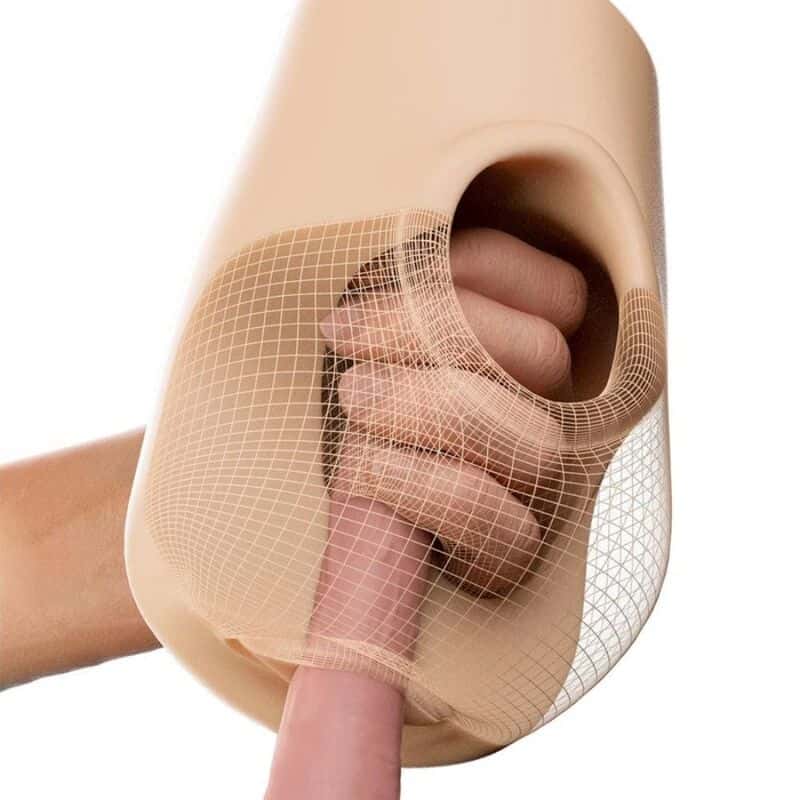 PDX PLUS - VISAGE RÉALISTE VAGIN PUSSY POUNDER SQUEEZE STROKER 18 CM – Image 4