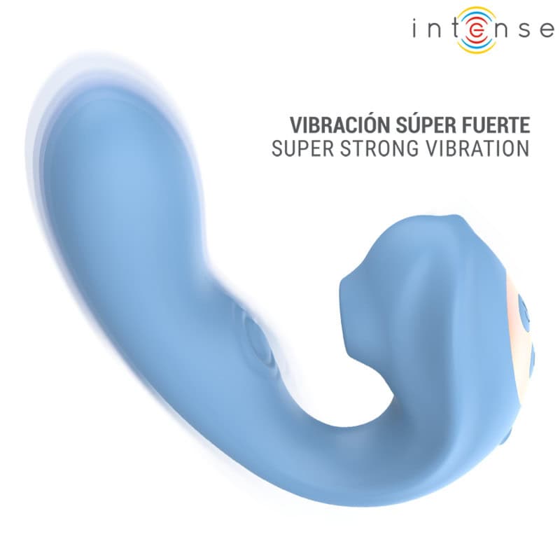 INTENSE - GINA STIMULATEUR CLITORIAL MULTIFONCTIONNEL BLEU – Image 5