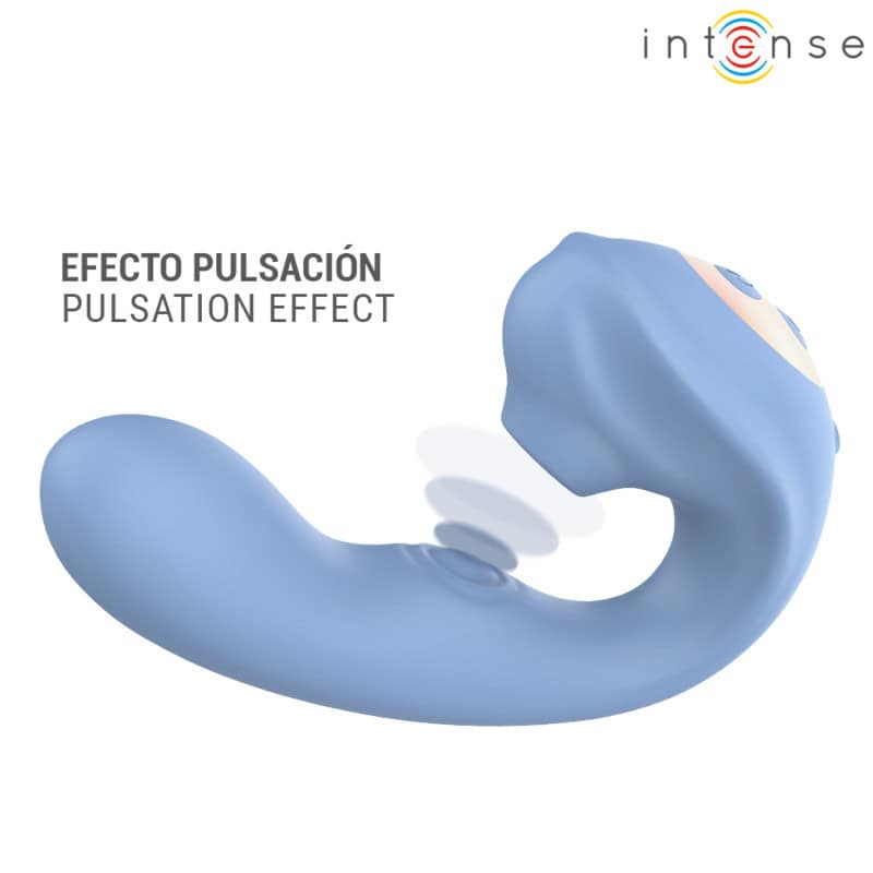 INTENSE - GINA STIMULATEUR CLITORIAL MULTIFONCTIONNEL BLEU – Image 4