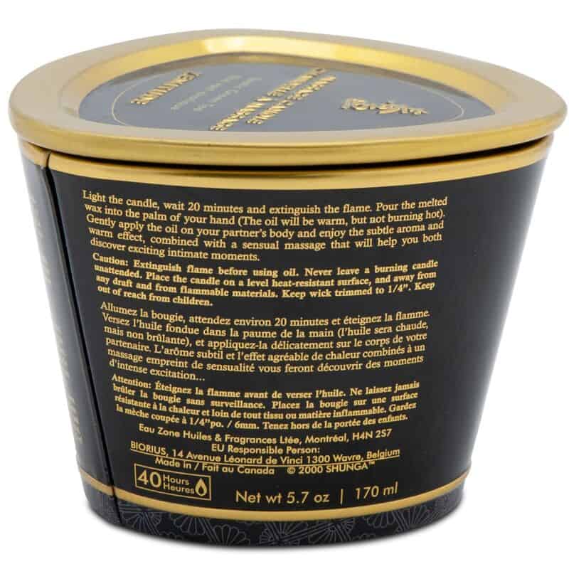 SHUNGA - BOUGIE DE MASSAGE MANGUE 170 ML – Image 5