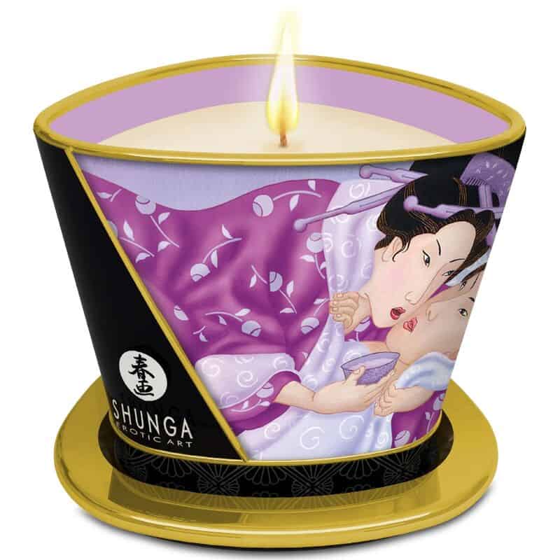 SHUNGA - BOUGIE DE MASSAGE LAVANDE 170 ML – Image 2