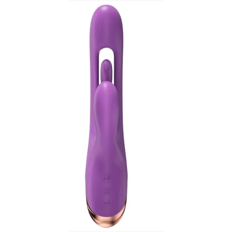 SHE.E.O - VIBRATEUR POINT G LAPIN AVEC MOUVEMENT NUMÉRIQUE VIOLET – Image 3
