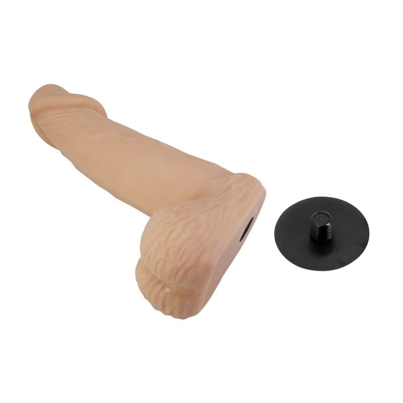 PRETTY LOVE - HARNAIS ZANE AVEC GODEMICHET FLEXIBLE 17 CM Ø 4,3 CM NATUREL – Image 4