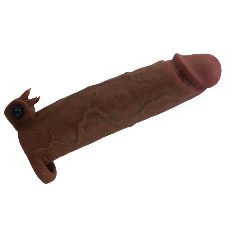 PRETTY LOVE - XERXES MANCHON PÉNIS VIBRANT 22 CM Ø 4,5 CM MARRON – Image 4