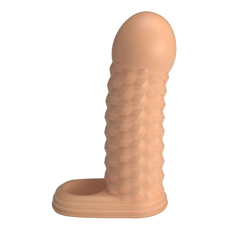 PRETTY LOVE - MANCHON D'EXTENSION PÉNIENNE WOLFRAM 11,5 CM Ø 3,8 CM NATUREL – Image 2