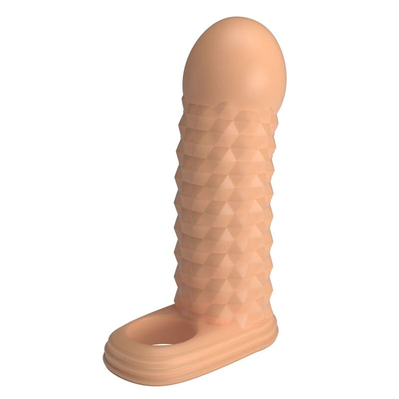PRETTY LOVE - MANCHON D'EXTENSION PÉNIENNE WOLFRAM 11,5 CM Ø 3,8 CM NATUREL – Image 4