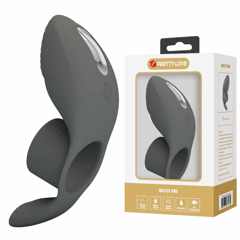 PRETTY LOVE - ANNEAU VIBRANT RECHARGEABLE À DOUBLE STIMULATION – Image 4