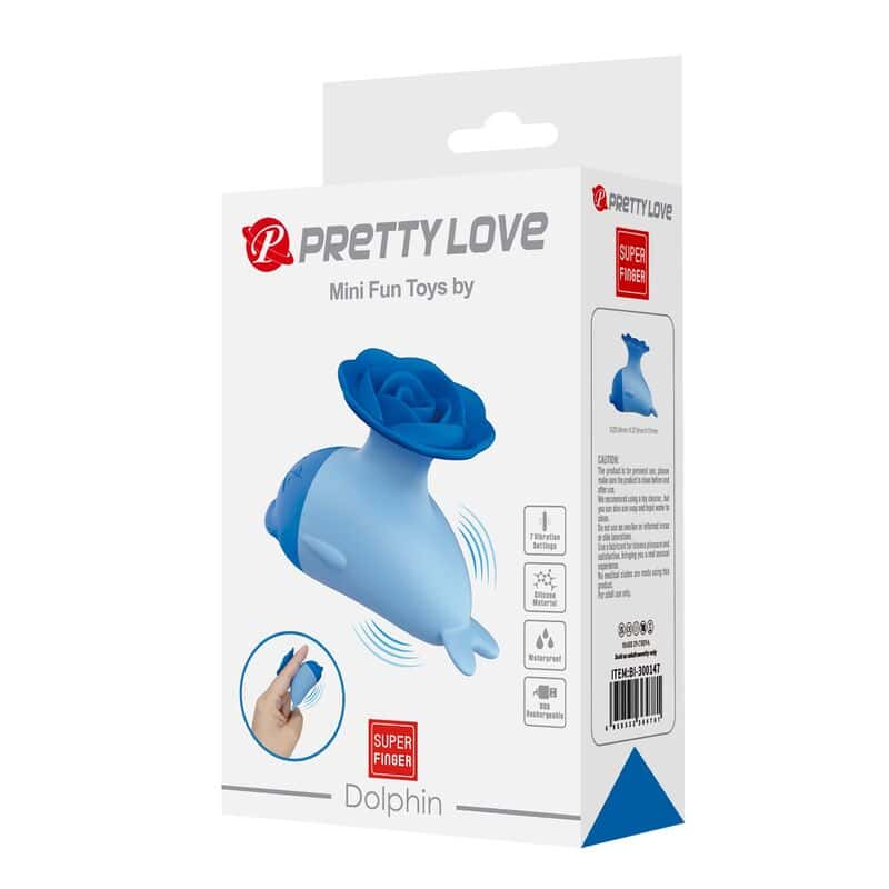 PRETTY LOVE - MINI VIBRATEUR RECHARGEABLE USB DAUPHIN – Image 2
