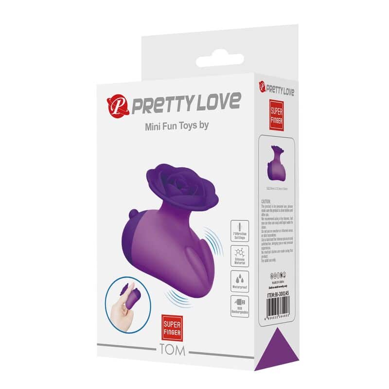 PRETTY LOVE - STIMULATEUR CLITORIAL RECHARGEABLE 7 MODES VIOLET – Image 2