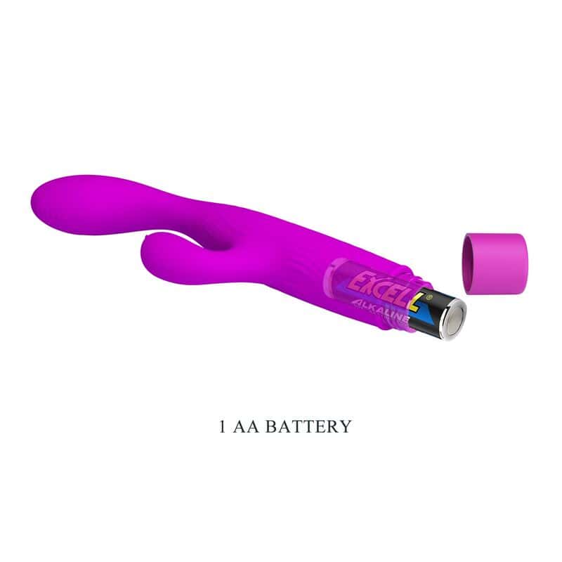PRETTY LOVE - JENE VIBRATEUR À DOUBLE STIMULATION POINT G ET CLITORIAL VIOLET – Image 4